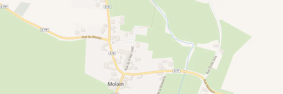 Plan du 4 Rue du 8 Mai 1945 à Molain