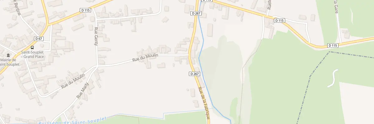 Plan du 6 Rue de la Fabrique à Saint-Souplet