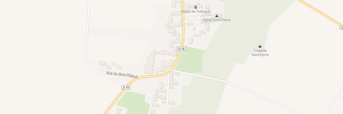 Plan du 1 Rue de Saint Epvre à Trancault