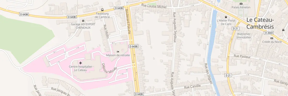 Plan du 27 Bd Paturle au Cateau-Cambrésis