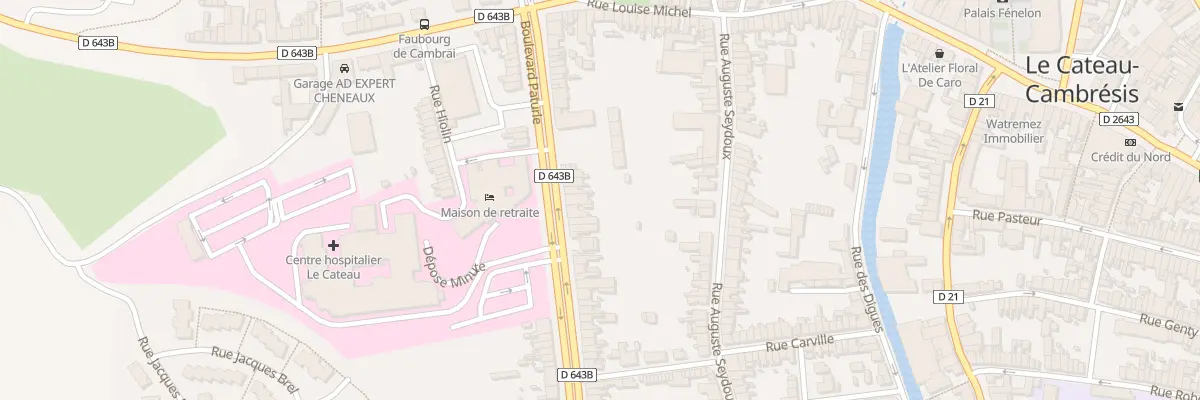 Plan du 31 Bd Paturle au Cateau-Cambrésis