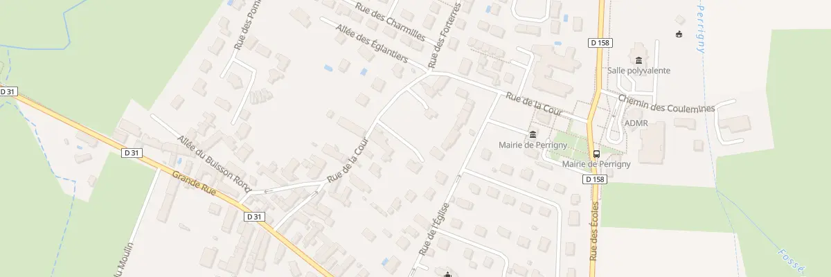 Plan du 17 Rue de l’Eglise à Perrigny