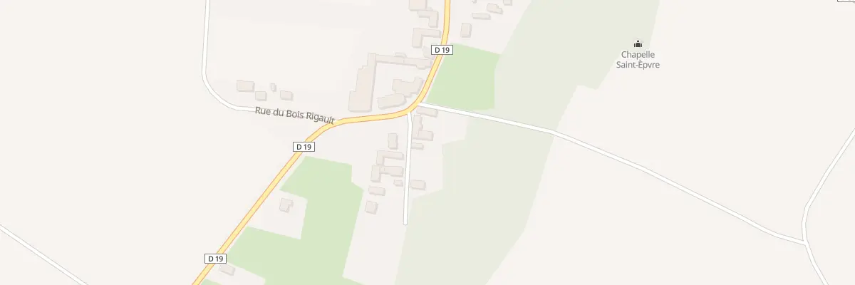 Plan du 6 Rue du Closeau à Trancault