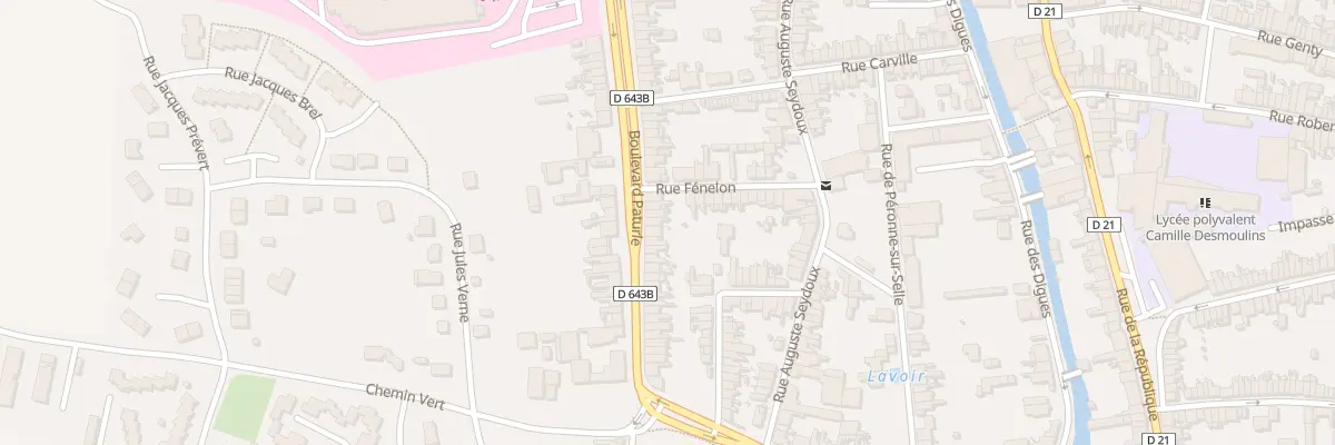 Plan du 91 Bd Paturle au Cateau-Cambrésis