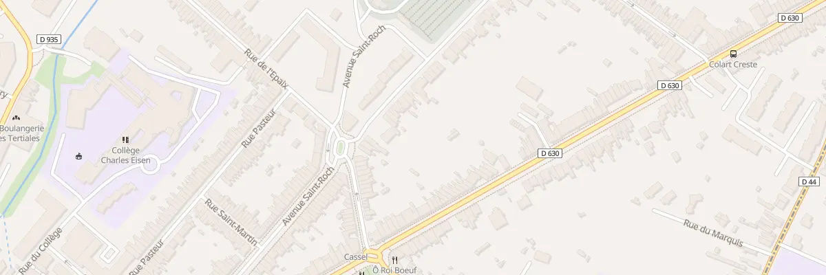 Plan du 10 Av Duchesnois à Valenciennes