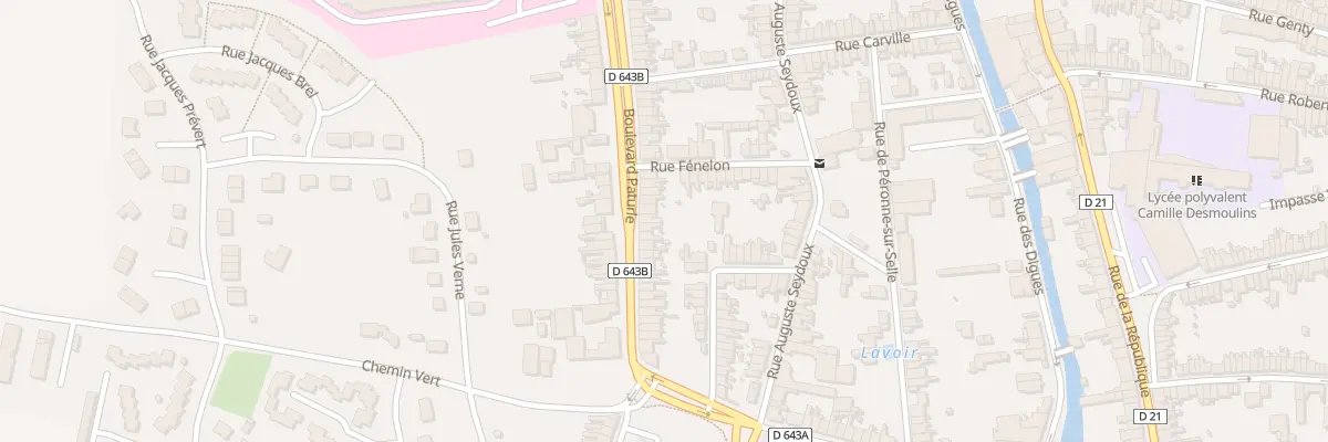 Plan du 95 Bd Paturle au Cateau-Cambrésis
