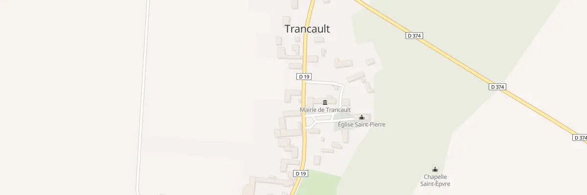 Plan du 13 Rue de St Epvre à Trancault
