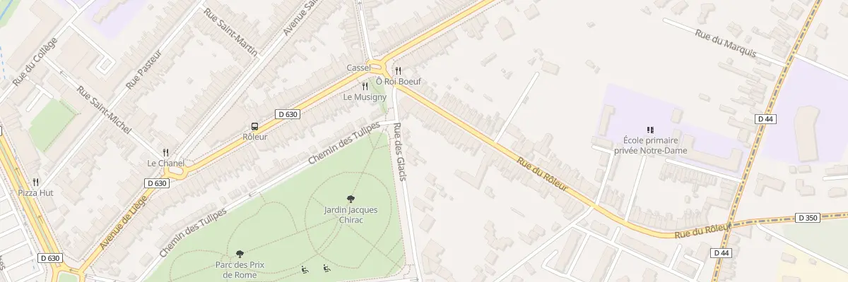 Plan du 12 Rue du Roleur à Valenciennes