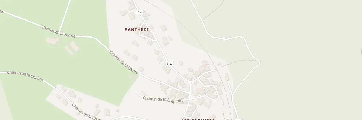 Plan du 9500 Rte de Panthèze à Thiers