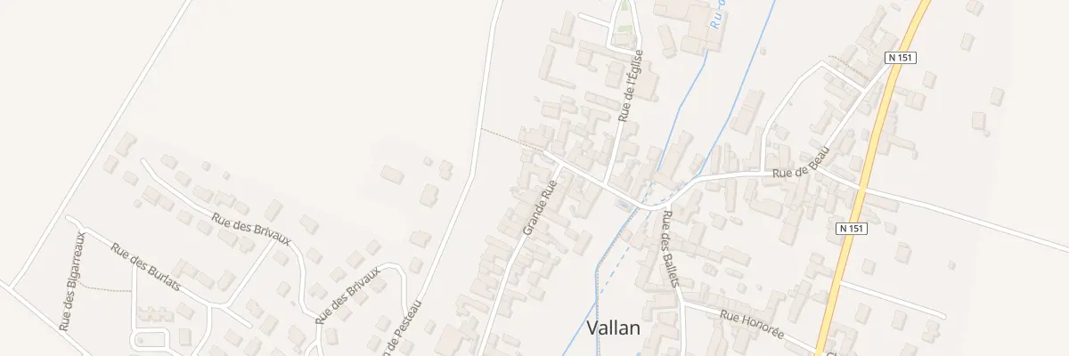 Plan du 64 Le Village à Vallan