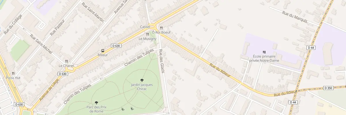 Plan du 14 Rue du Roleur à Valenciennes