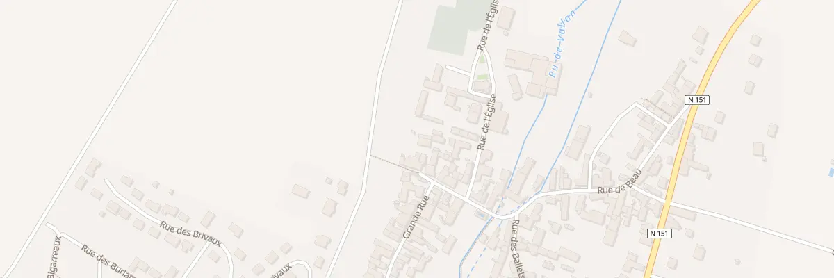 Plan du 68 Le Village à Vallan