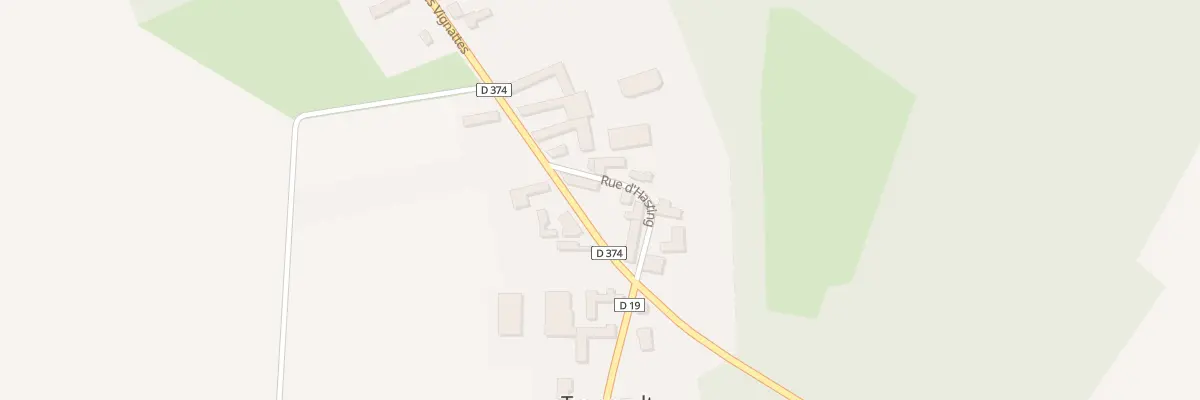 Plan du 8 Rue des Vignattes à Trancault