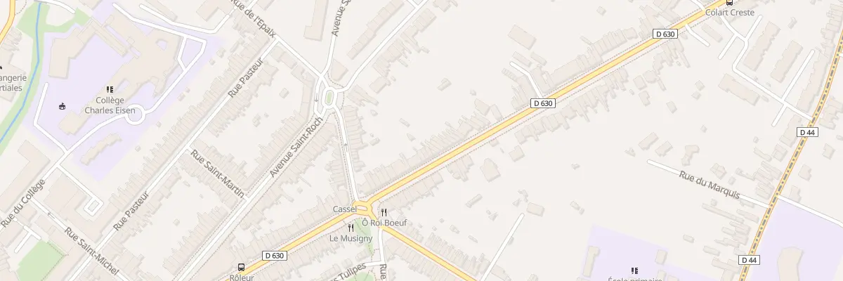 Plan du 109 Av de Liège à Valenciennes