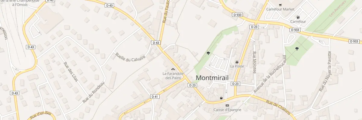 Plan du 36 Rue Docteur Philippe Amelin à Montmirail