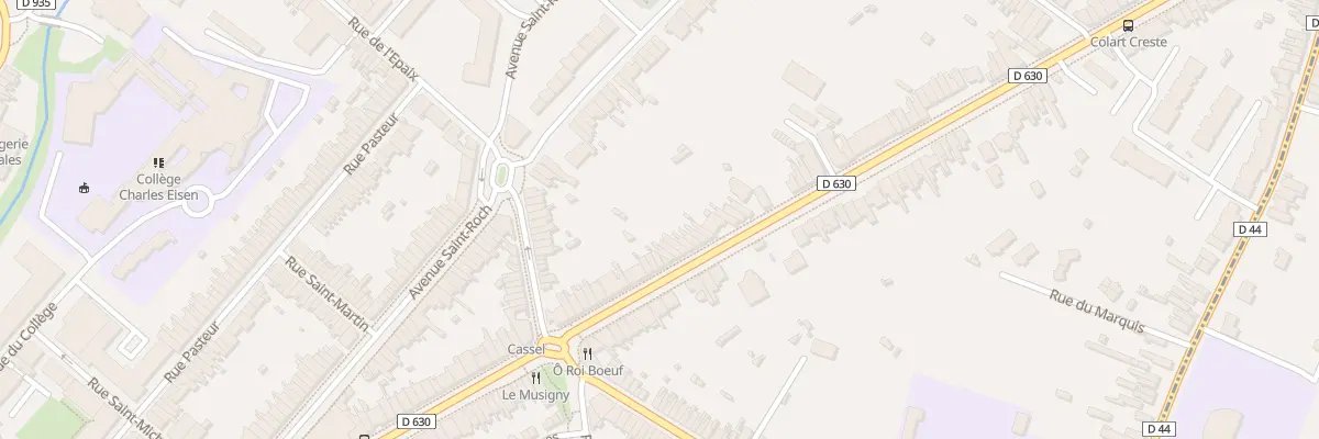 Plan du 117 Av de Liège à Valenciennes