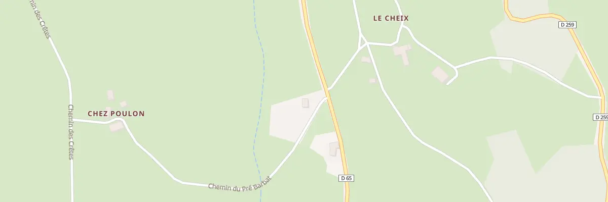 Plan du 5357 Chez Poulon à Domaize