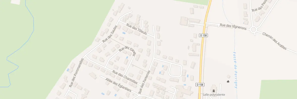 Plan du 13 Rue des Forterres à Perrigny