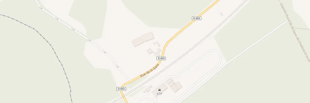 Plan du 10B Rue de la Gare à Royaucourt-et-Chailvet