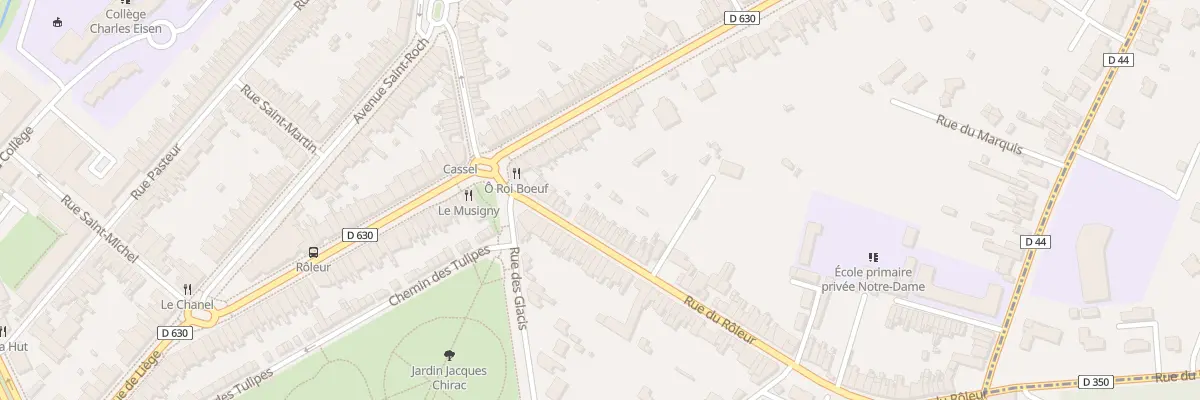 Plan du 21 Rue du Roleur à Valenciennes