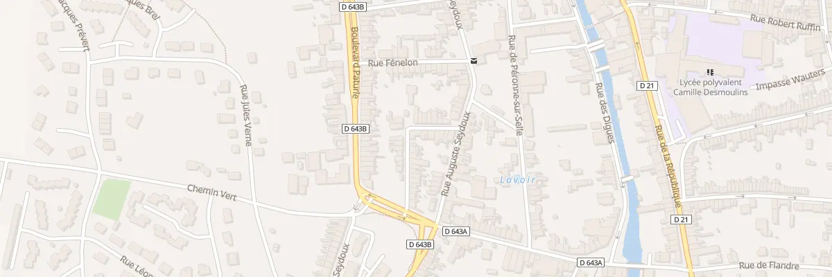 Plan du 7 Rue de la Liberté au Cateau-Cambrésis
