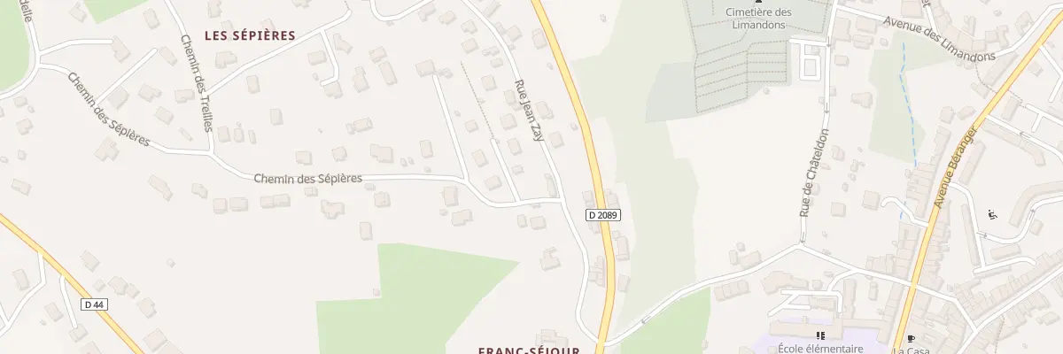 Plan du 123 Rue Jean Zay à Thiers