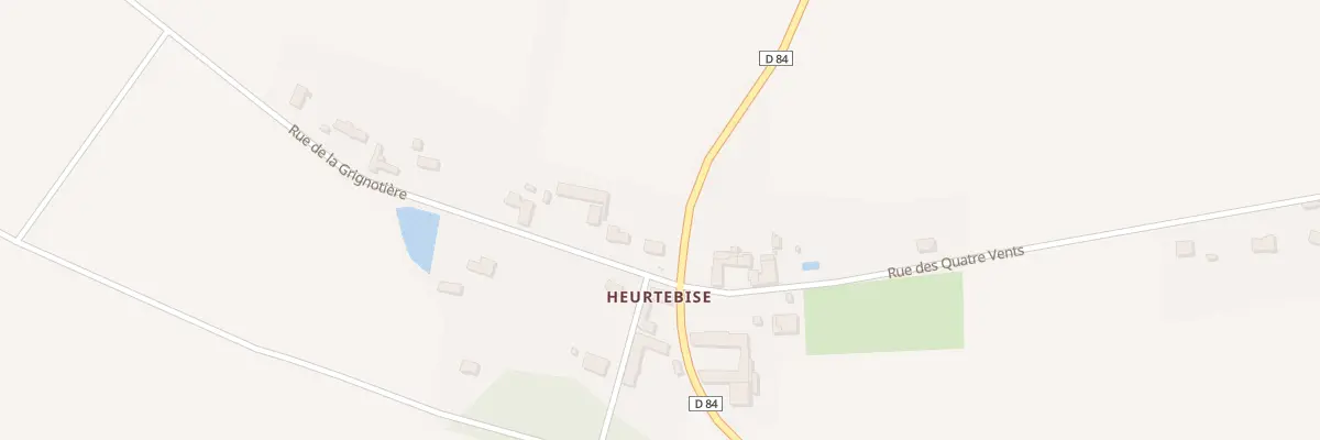 Plan du 2 Rue de la Grignotière à Vaudeurs