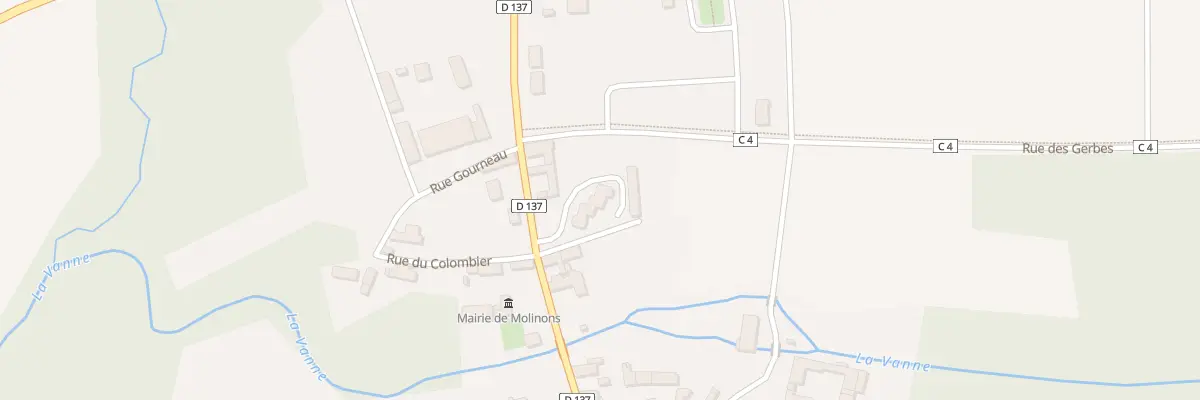 Plan du 9 Rue Châles à Molinons