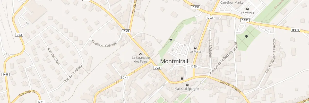 Plan du 26 Rue Docteur Philippe Amelin à Montmirail