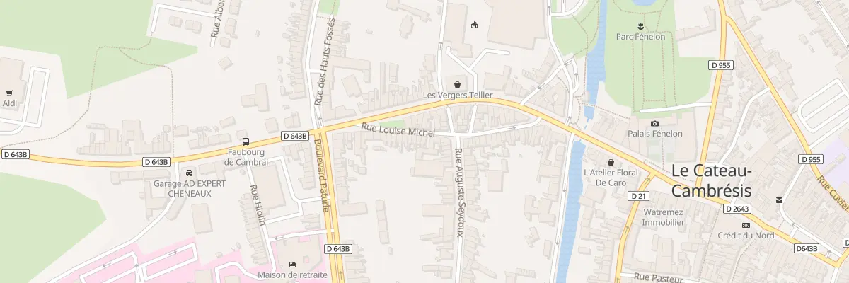Plan du 37 Rue Louise Michel au Cateau-Cambrésis