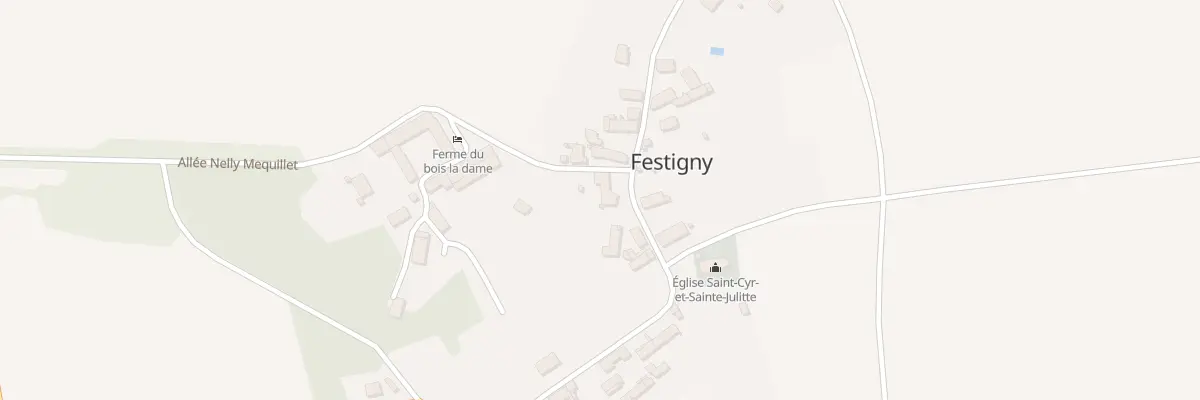Plan du 1 Rue Georges Coutin à Festigny