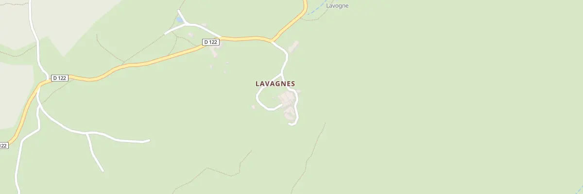 Plan du 1 Hameau des Lavagnes à Saint-Guilhem-le-Désert