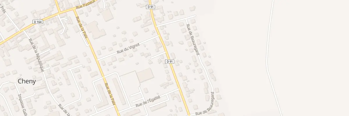 Plan du 17B Rue de Chablis à Cheny