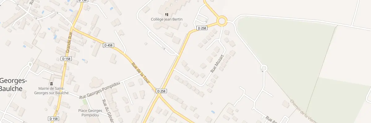 Plan du 1 Rue Mozart à Saint-Georges-sur-Baulche