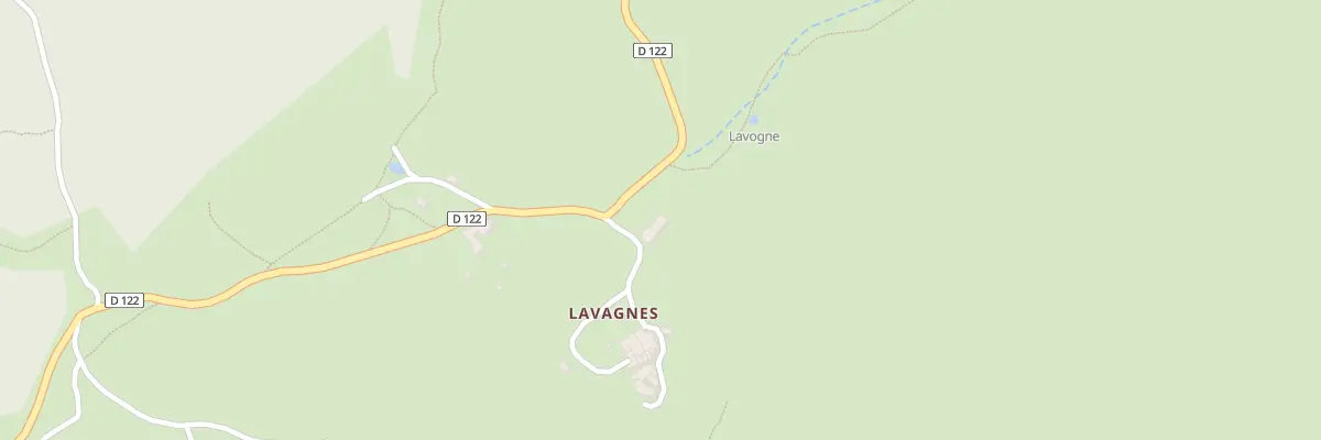Plan du Hameau des Lavagnes à Saint-Guilhem-le-Désert