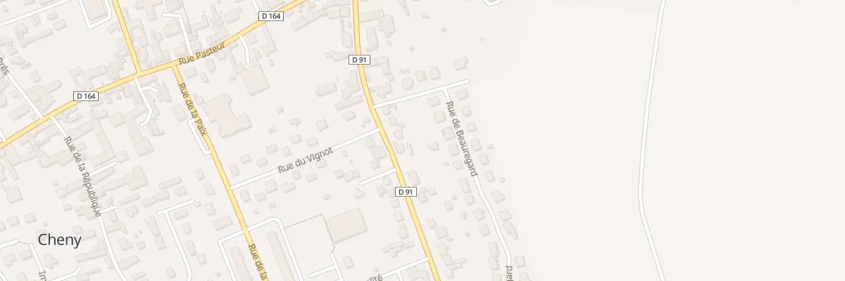 Plan du 4 Rue de Beauregard à Cheny