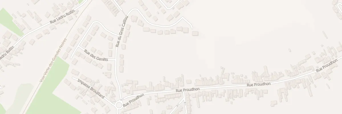Plan du 150 Rue Proudhon à Bruay-sur-l’Escaut