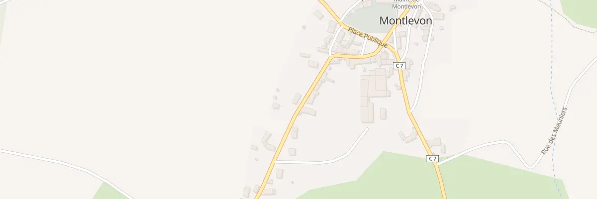 Plan du 4 Rue du Haut de Montlevon à Montlevon