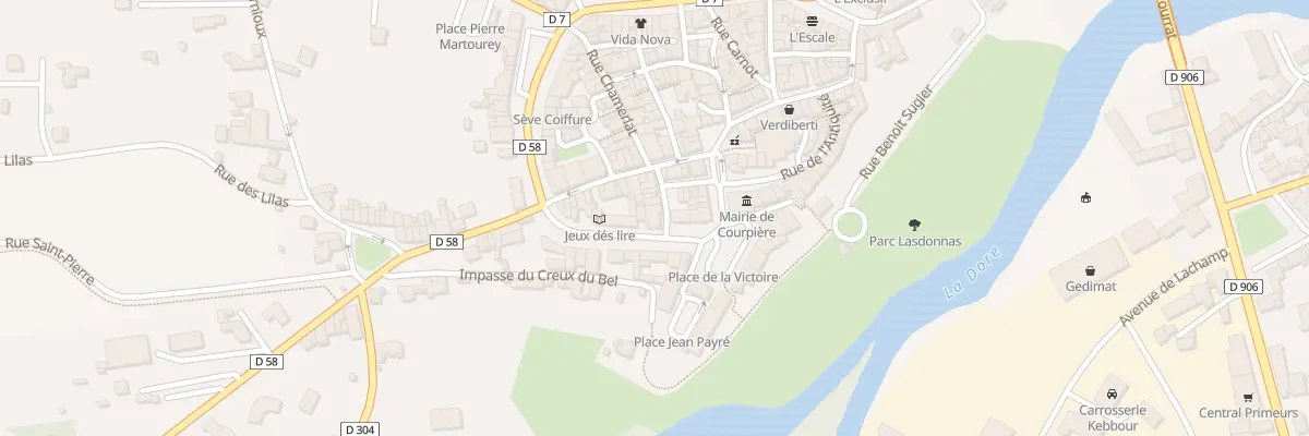 Plan du 10 Bd Gambetta à Saint-Gervais-sous-Meymont