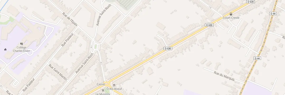 Plan du 129 Av de Liège à Valenciennes