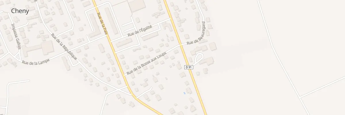 Plan du 3 Rue de la Bosse aux Loups à Cheny