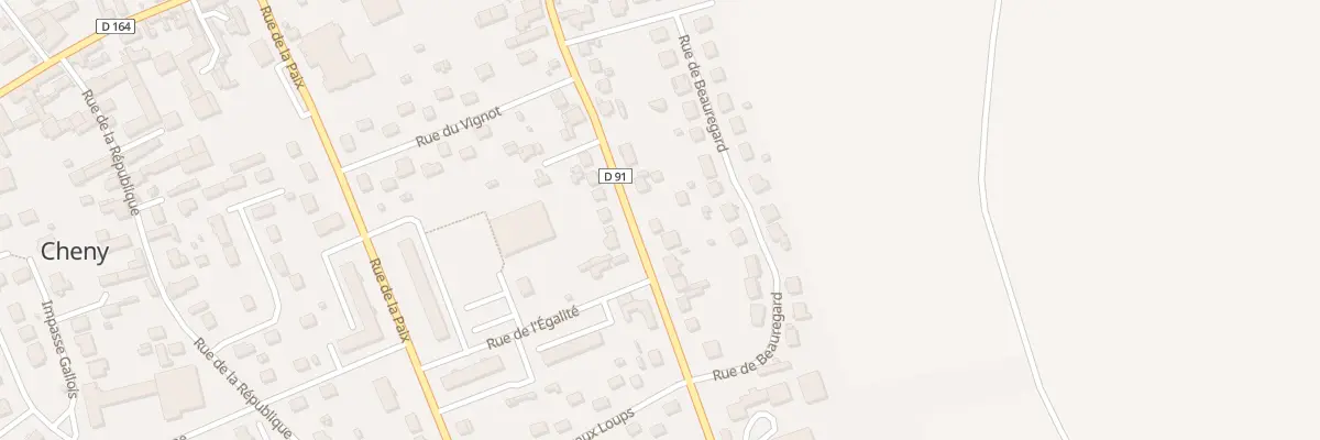Plan du 23 Rue de Chablis à Cheny