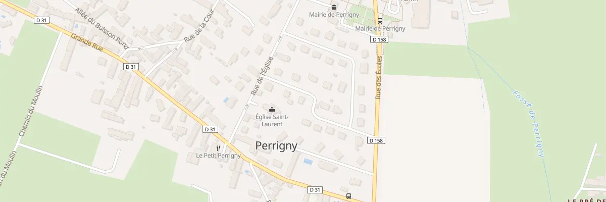 Plan du 6 Rue de la Coulemine à Perrigny