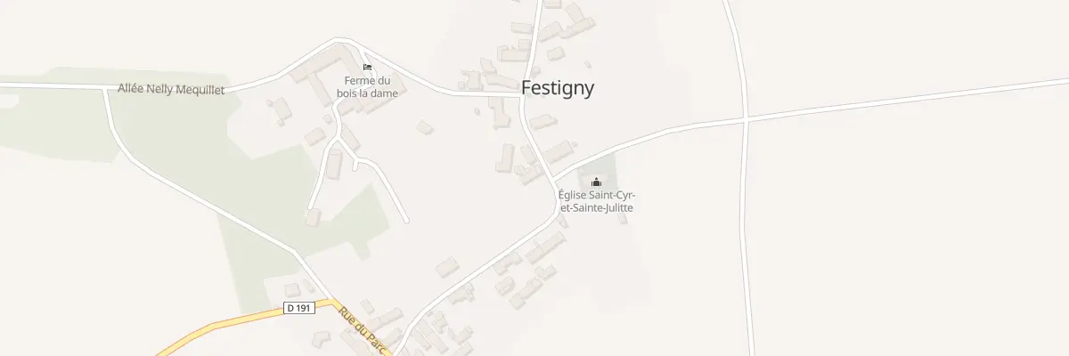 Plan du 6 Rue du Doc Beaufume à Festigny