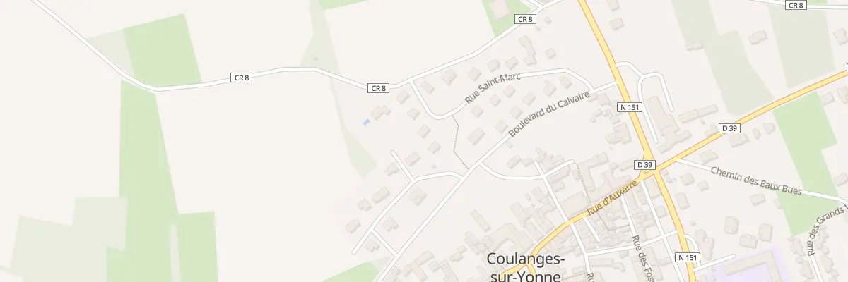 Plan du 11 Rue Saint-marc à Coulanges-sur-Yonne