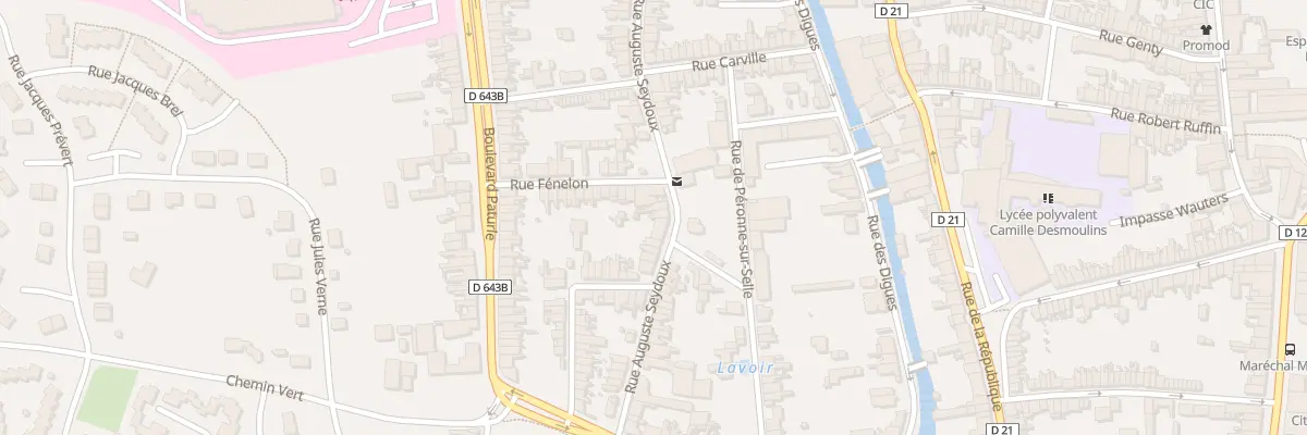 Plan du 84 Rue Auguste Seydoux au Cateau-Cambrésis