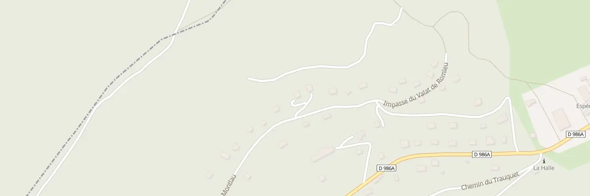 Plan du 5407 L’Esperou Nord à Dourbies