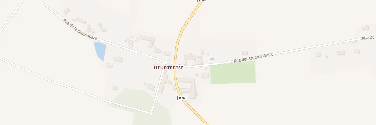 Plan du 1 Rue des Quatre Vents à Vaudeurs