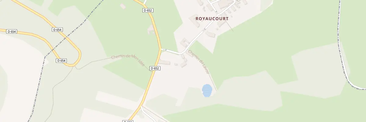 Plan du 4 Rue de la Dame Jeanne à Royaucourt-et-Chailvet