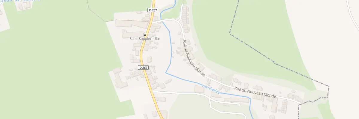 Plan du 10 Rue du Nouveau Monde à Saint-Souplet